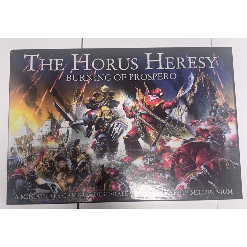Warhammer Horus Heresy 40k Burning of Prospero Components Complete NO Miniatures